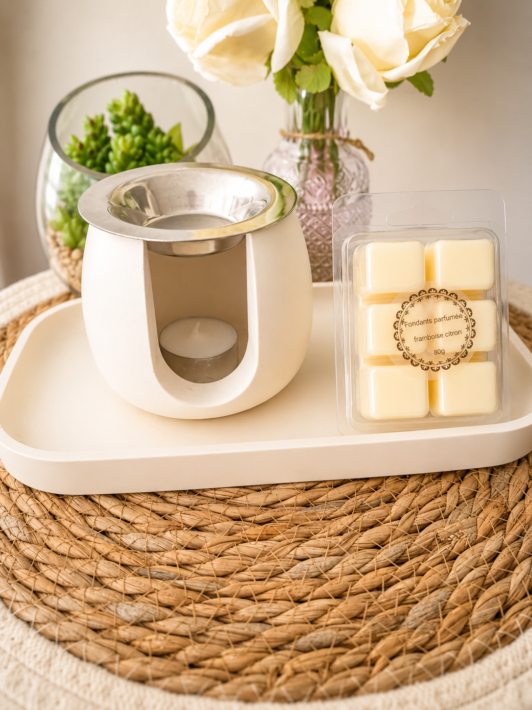 Brûleur sur Plateau – coffret Fondants Framboise Citron