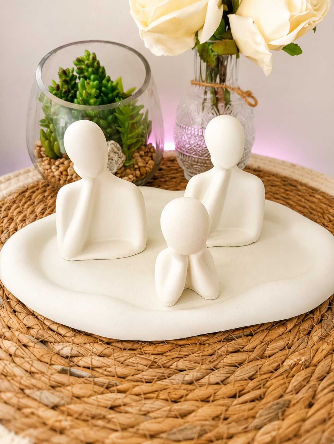 Plateau Famille – 3 Personnages (2 Adultes + 1 Enfant)