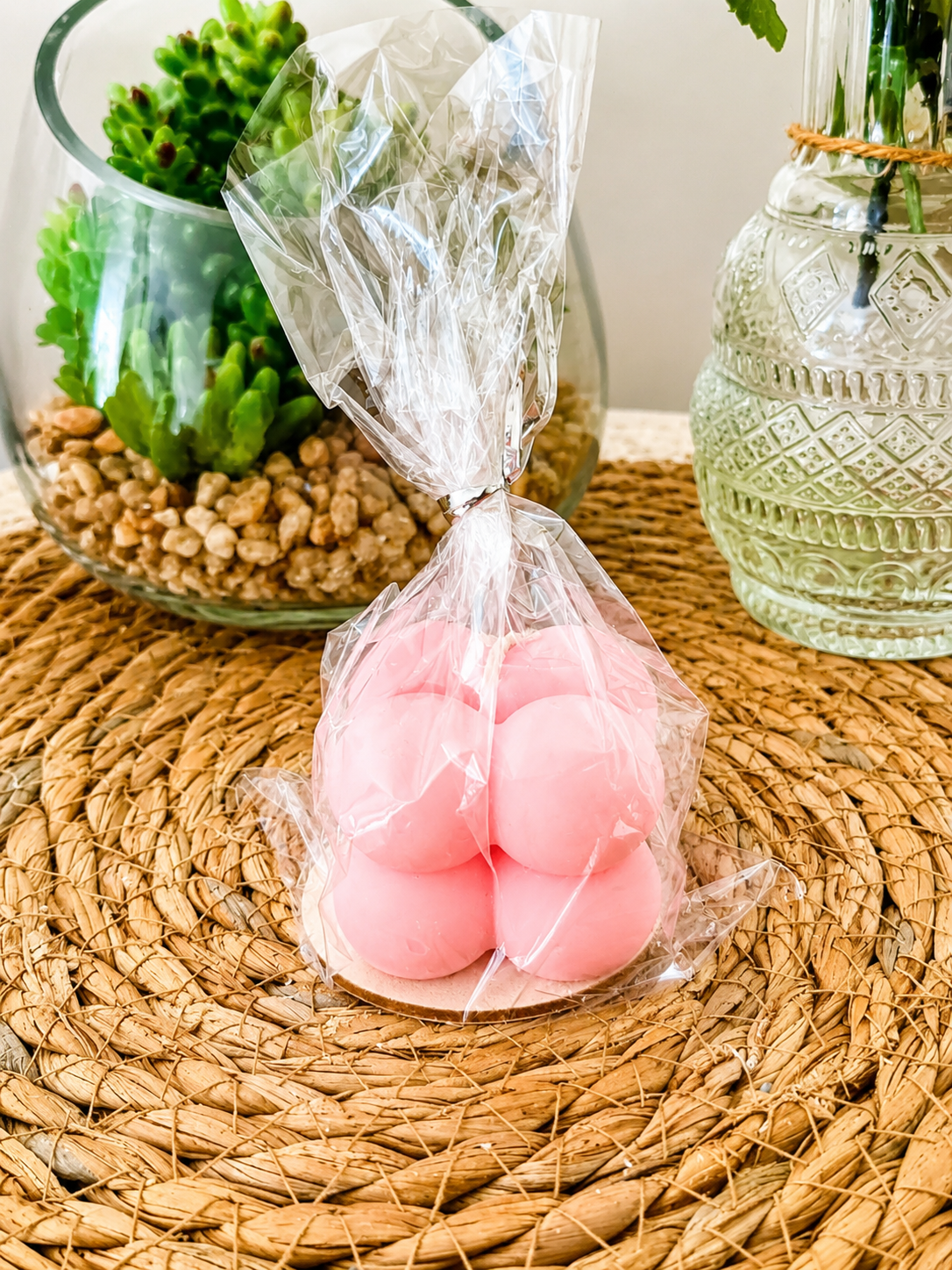 Bougie Bouboule Rose — Framboise Citron