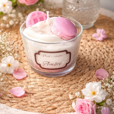 bougie gourmande ambre
